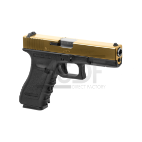 WE - G17 gen. 3 bicolore OR ET NOIR GBB Gaz Blow Back-24477