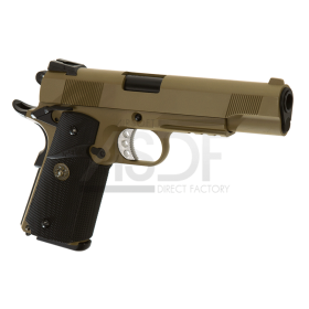 WE - M1911 MEU Tactical Full Metal GBB TAN-24865