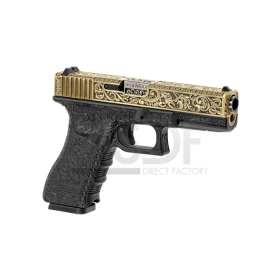 WE - G17 / WE17 Gen 3 Gravé ivoire Metal / ABS GBB-24952