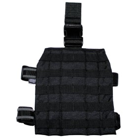 MFH - Plaque de cuisse Noir-25982