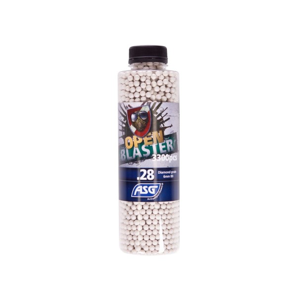 ASG - Billes Open Blaster 0.28gr Bouteille de 3300 billes B-28862