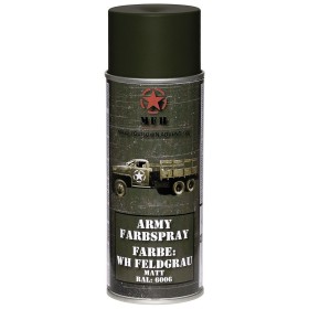 MFH - Bombe de peinture armée, WH GRIS-VERT, mat, 400 ml-29202