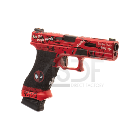 WE - G17 DEAD POOL CUSTOM FULL METAL GBB-29834