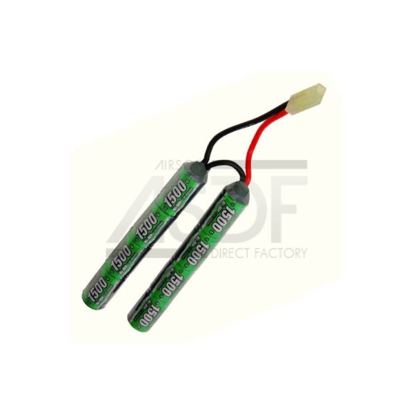 P. arms - Batterie NIMH 9,6v 1500 mAh Double-3718
